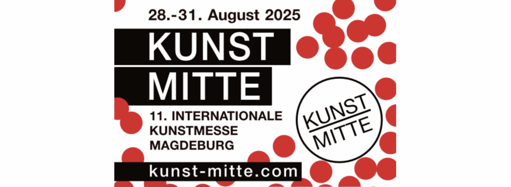 Banner der 11. KUNST/MITTE in Magdeburg